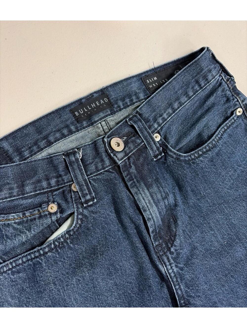 Bullhead Men's Dark Blue Slim Jeans 31x32